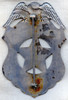 WWII US Maritime Commission Police Badge from Calship, Terminal Island, Los Angeles, Calif.