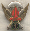 French 1st Legion Mortar Company Badge from Dien Bien Phu Period
