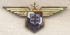 Rare "Shirt" Size Free French Air Force (FAFL) Pilot Wing/Branch of Service Badge