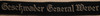 WWII Nazi Germany Luftwaffe Officer's Cuff Title for the Geschwader General Wever