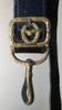 Rare 1930 Greek AF Officer's Leather Belt with Sword Hangers of Capt A.W. Paleodswopoulis