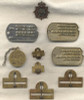 Insignia and Dog Tags of Lt. C.L. De Vries of the Netherlands Marine Force