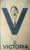 1945 Polish Framed Large Format Anti-Hitler "Victory" (Victoria) Leaflet