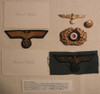 Insignia & Calling Card Grouping of Nazi Army Lieutenant & Major General Ferdinand Pichler