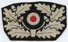 WWII Bevo Weave Nazi Panzer Beret Wreath