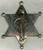 Great Early 1930's Glenn County CA Deputy Sheriff 6 pt Star Badge