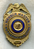 Beautiful Ca. 1951 Wethersfield, Connecticut Harbormaster Badge Named to Original Owner