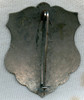 Nice Old 1890's "Stock" Police Shield with Floral Embellishments