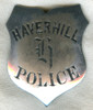 Rare 1870s Haverhill, Massachusetts Police Badge with Great "T" Pin