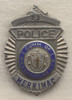 1950s Merrimac, Massachusetts Shirt-Size Police Badge <p> NO LONGER AVAILABLE