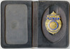 1968 Barnstable, Massachusetts Police Sgt. Presentation Retirement Badge, Tie Bar, Cards