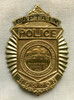 Rare 1930s Boston Police Capt. Badge Series 7, 2nd Type #ing Clamshell / Sunburst Radiator