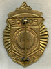 Rare 1930s Boston Police Capt. Badge Series 7, 2nd Type #ing Clamshell / Sunburst Radiator