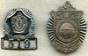 Scarce 1950's Boston Massachusetts Police Patrolman Badge Set #519
