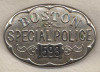 1880s Boston, Massachusetts Special Police Badge #1593