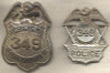 WWII Bell Aircraft Plant Police Hat & Breast Badge Set