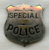 Circa 1900 "Stock" Special Police Badge