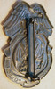 1970s US Army Military Police (MP) Badge on Issue Leather Hanger Numbered G5401