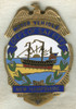 1962 New Hampshire Department of Safety Motor Vehicle Badge Enameled Seal by Blackinton