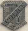 1890s Hampton, New Hampshire Police #1 Radiator Badge