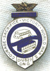 Great WWII Patriotic Member Badge of Cincinnati, Ohio Bus & Trolley Drivers' Union