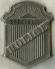 Ca. 1900 'Stock' Special Police Arched Radiator Badge with Great Spencer Maker's Mark