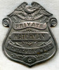 1930's Montgomery Ward Private Watchman Badge from Oakland, Ca
