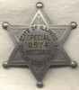 Beautiful 1920s Illinois Department of Conservation Special Investigator Badge