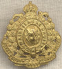 Beautiful 1905 Royal North West Canadian Mounties Collar Badge