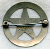 Great Old 1880s-1890s Jeweler-Made Detective Secret Service Circle Star Badge