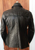 Cool 1980's-90's Leather Police Jacket from Haverhill, MA