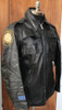 Cool 1980's-90's Leather Police Jacket from Haverhill, MA