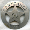 Wonderful 1880s-1890s Stock Circle-Star Constable Old West Lawman Badge