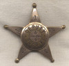 1890s Stock Deputy Sheriff 5 Point Star Badge <p> NO LONGER AVAILABLE