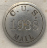 Circa 1900 Chicago Union Station Mail Badge