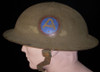 WWI US Helmet for 3rd Army, American Expeditionary Forces General Headquarters (AEF GHQ)