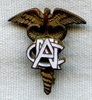 WWI Army Nurse Corps Collar Insignia in White Enamel