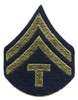 Mid-WWII US Army Rank Stripes for Technician Fifth Grade