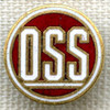 Extremely Rare O.S.S. Member Lapel Pin in Excellent Condition
