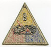 WWII US Army 8th Armored Division (Thundering Herd) Shoulder Patch