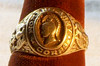 10K Gold WWII Women's Army Corps (WAC) Ring