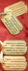 Unique Pair of WWII Army Dog Tags with Baroness Listed as Next of Kin