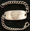 Great Engraved World War I USMA West Point Sterling Silver Bracelet