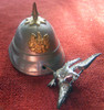 1880s-1890s US Army Veterans' Souvenir Spiked Helmet Badge
