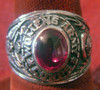Beautiful & Minty Korean War US Army Women's Army Corps (WAC) Sterling Ring by Crest Craft