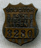 WWI Victory 4th Liberty Loan Solicitor Badge