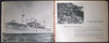 Rare WWII Cruise Book for USS Samuel Chase "Attack Transport PA-26" D-Day with 8 Snapshots