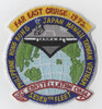 1972 USS Constellation Far East Cruise Jacket Patch