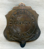 Wonderful 1920s USN USS Chaumont Deputy Master at Arms MAA Badge with Great Anchor Design