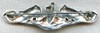 Late 1940s-Korean War US Navy CPO Submariner Dolphins in Sterling and Rhodium by Vanguard